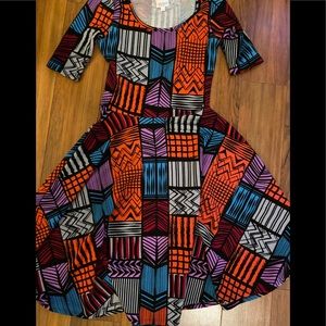 Multicolor Lularoe Nicole